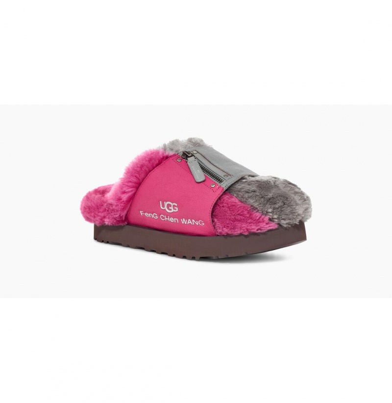 UGG X Feng Chen Wang Slapky Papuce Panske Siva Ruzove | SK-405ALUDEY