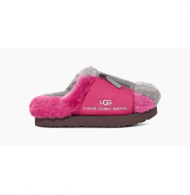 UGG X Feng Chen Wang Slapky Papuce Panske Siva Ruzove | SK-405ALUDEY