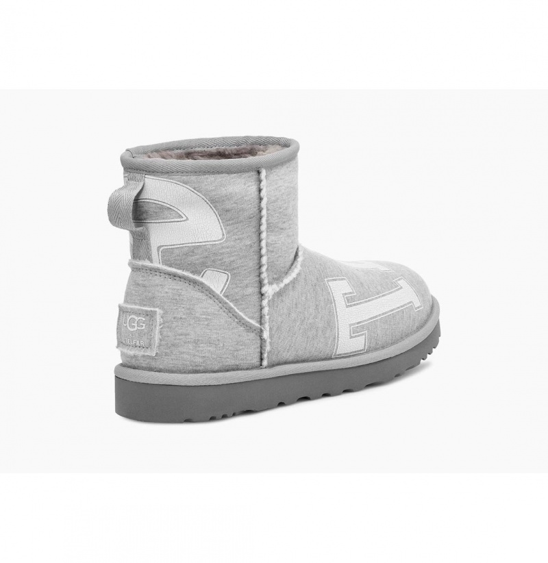UGG X Telfar Fleece Mini Clenkove Topanky Panske Siva | SK-629TSHRQK