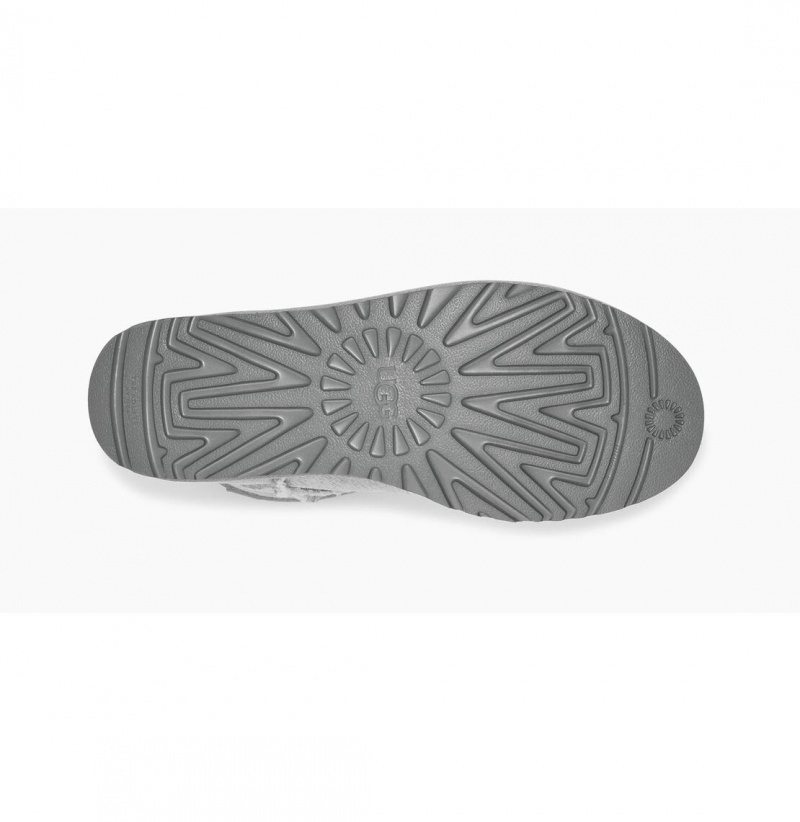 UGG X Telfar Fleece Mini Clenkove Topanky Panske Siva | SK-629TSHRQK