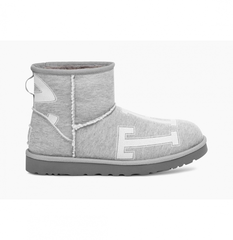 UGG X Telfar Fleece Mini Clenkove Topanky Panske Siva | SK-629TSHRQK