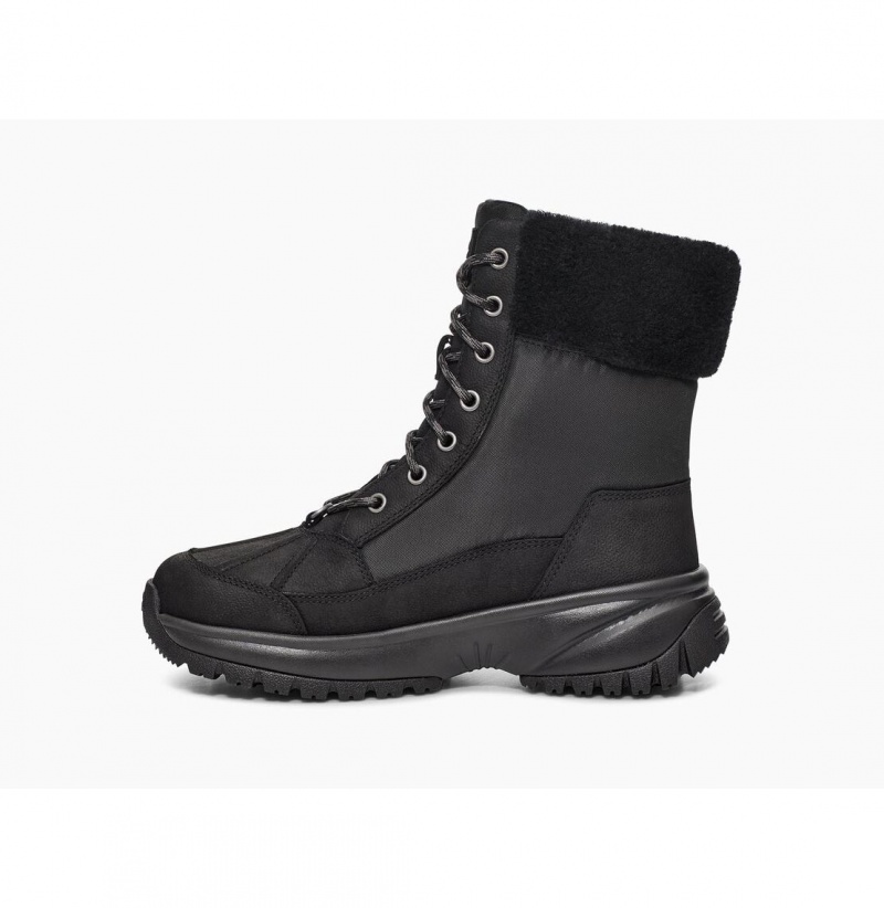 UGG Yose Fluff Hiker Turisticka Obuv Damske Čierne | SK-129LSZPOC