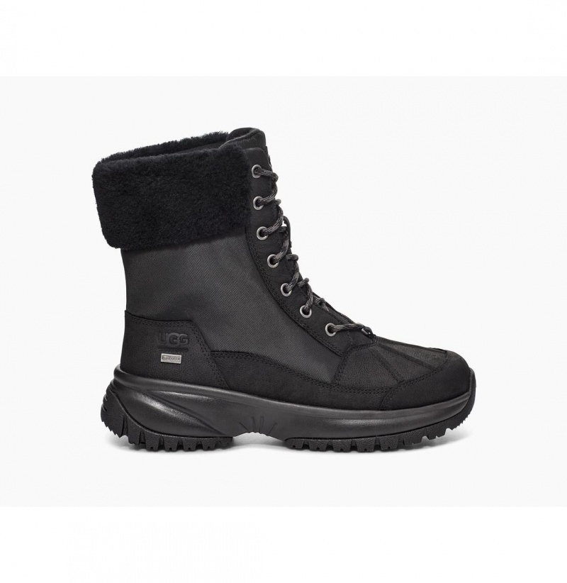 UGG Yose Fluff Hiker Turisticka Obuv Damske Čierne | SK-129LSZPOC