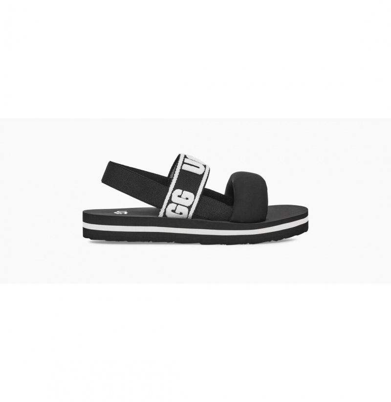 UGG Zuma Sling Sandale Detske Čierne | SK-376KVGJYN